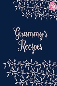 Grammy's Cookbook - Blank Cookbook for Family Recipes