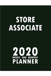 Store Associate 2020 Weekly and Monthly Planner