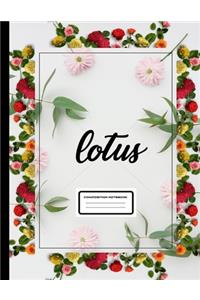 lotus composition notebook