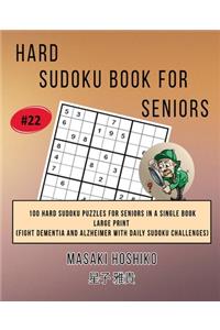 Hard Sudoku Book For Seniors # 22
