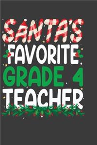Santa's Favorite Grade 4 Teacher