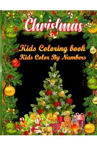 Christmas Kids Coloring Book Kids Color By Numbers