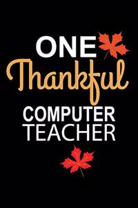 One Thankful Computer Teacher