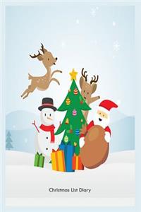 Christmas List Diary