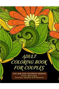 Adult Coloring Book For Couples