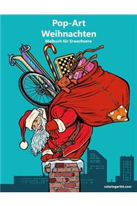 Malbuch mit Pop-Art Weihnachten für Erwachsene 1