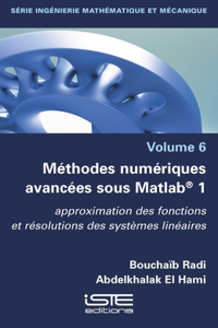 Methodes numeriques avancees sous Matlab(R) 1: Approximation des fonctions et resolutions des systemes lineaires