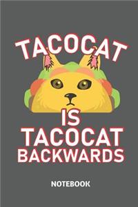 Tacocat Is Tacocat Backwards Notebook