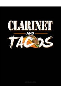 Clarinet and Tacos: Unruled Composition Book