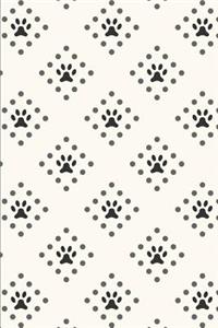 Dog Pattern - Paws and Dots Squared