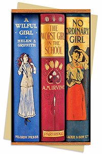 Bodleian: Book Spines Great Girls Greeting Card Pack