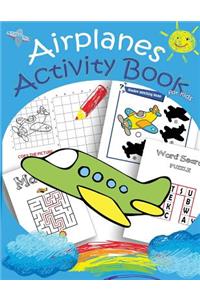 Airplanes Activity Book for kids