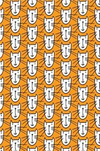 Bullet Journal Notebook for Cat Lovers Smiley Cats Pattern 5
