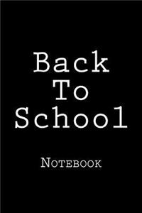 Back To School