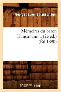 Mémoires Du Baron Haussmann (Éd.1890)