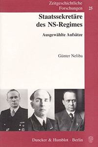 Staatssekretare Des Ns-Regimes