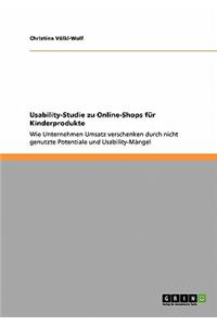 Usability-Studie zu Online-Shops für Kinderprodukte