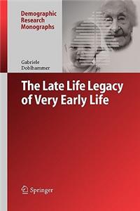 Late Life Legacy of Very Early Life