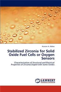 Stabilized Zirconia for Solid Oxide Fuel Cells or Oxygen Sensors