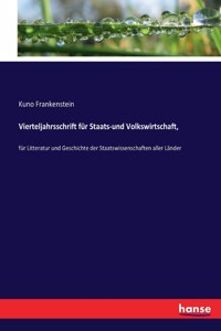 Vierteljahrsschrift für Staats-und Volkswirtschaft,