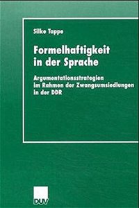 Formelhaftigkeit in der Sprache