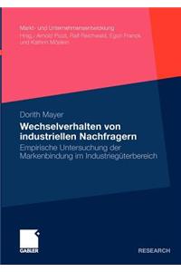 Wechselverhalten von industriellen Nachfragern