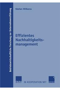 Effizientes Nachhaltigkeitsmanagement