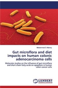 Gut microflora and diet impacts on human colonic adenocarcinoma cells