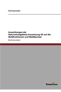 Auswirkungen der Naturschutzgebiets-Ausweisung Ith auf die Waldfunktionen und Waldbesitzer