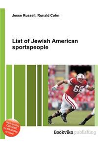 List of Jewish American Sportspeople