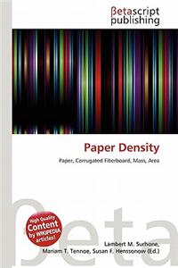 Paper Density