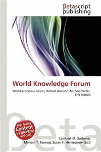 World Knowledge Forum