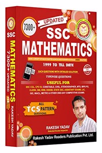 SSC CGL Book Maths 7300+ For SSC By Rakesh Yadav Sir