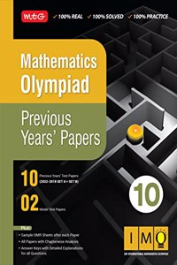 MTG Mathematics (IMO) Olympiad Previous Years Papers with Mock Test Papers Class 10 - Sample OMR Sheet with Chapterwise Analysis | SOF Olympiad Books For 2023-24 Exam MTG Editorial Board