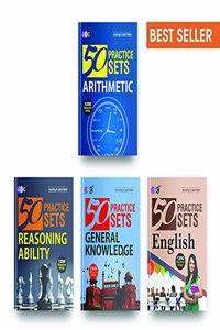 Most Powerful English Book Set For Competitive Exam, 50 Sample Papers Of Arithmetic, Reasoning, General Knowledge And General English, Best For Sbi Bank Po, SBI Clerk, SSC, IBPS Po, Clerk, AFO, RRB PO