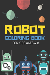 Robots Coloring Book For Kids