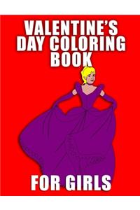 Valentine's Day Coloring Book For Girls