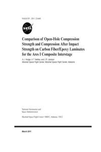 Comparison of Open-Hole Compression Strength and Compression After Impact Strength on Carbon Fiber/Epoxy Laminates for the Ares I Composite Interstage
