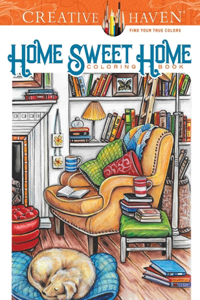 Creative Haven Home Sweet Home Coloring Book