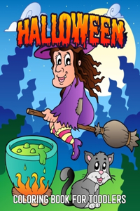 Halloween Coloring Book For Toddlers