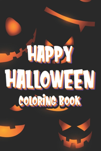 Happy Halloween Coloring Book