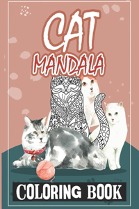 Cat Mandala Coloring Book