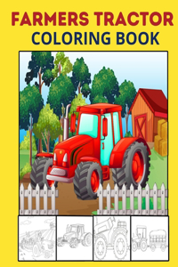Farmers Tractor Coloring Book