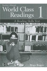 World Class Readings 1: High Beginning: A Reading Skills Text