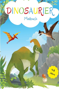 Dinosaurier Malbuch für Kinder