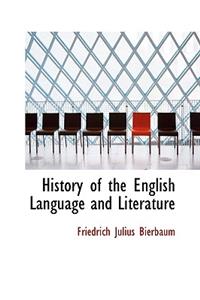 History of the English Language and Literature