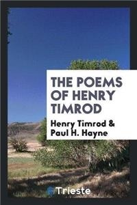 Poems of Henry Timrod