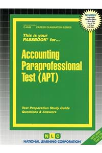 Accounting Paraprofessional Test (Apt)