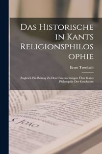 Historische in Kants Religionsphilosophie