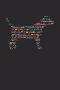 Beagle Notebook 'Word Cloud' - Gift for Beagle Lovers - Beagle Journal